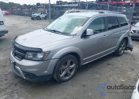 2017 Dodge Journey Crossroad Plus из США, поврежденный, VIN 3C4PDCGG0HT532712